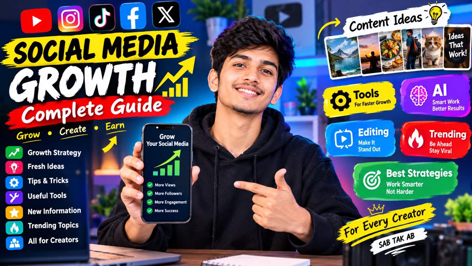 Social media creators and influenceer tips and tricks